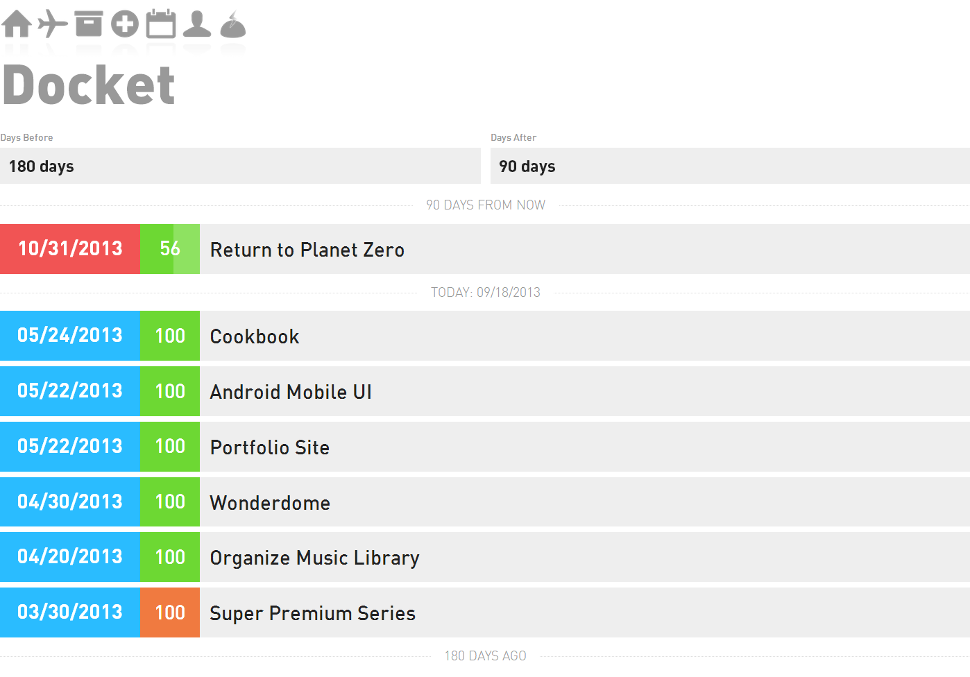 Docket View (Full)